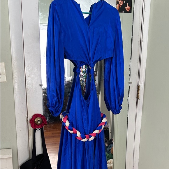 Free People Vibrant Blue Cut-Out Dress - Picture 9 of 9